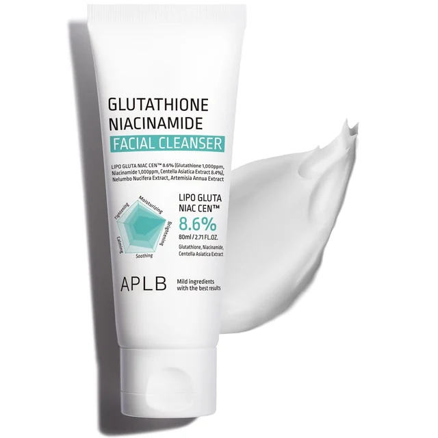 Glutathione Niacinamide Facial Cleanser packaging