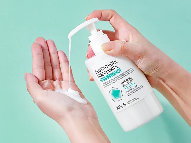 Body lotion dispensed from the pump